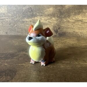 Growlithe TOMY Pokemon Figure 1999 Vintage Authentic Nintendo Fast Safe Shipping